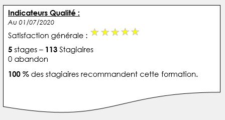 Indicateur qualite induction rapide